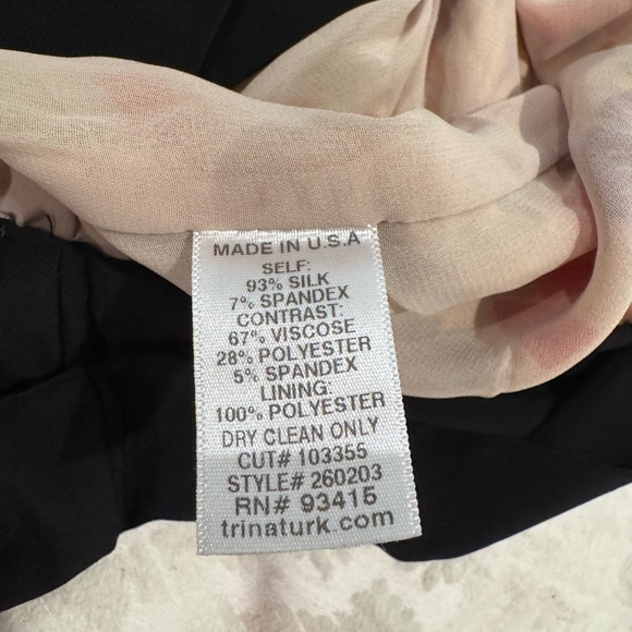 Trina Turk Los Angeles Silk Japanese print tube top strapless blouse - Picture 7 of 7